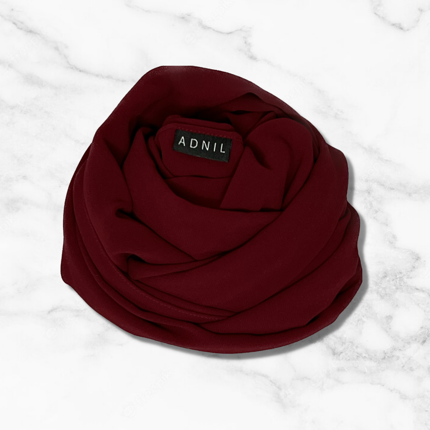 MAROON - Essential Chiffon Hijab