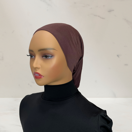 CHOCOLATE - Tube Hijab Cap